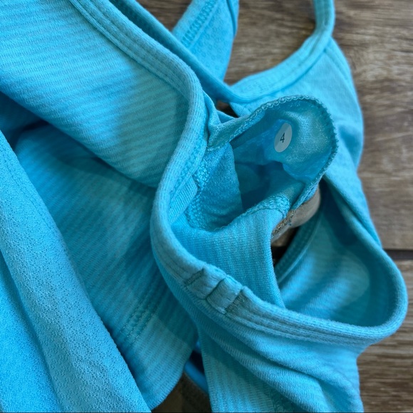 Lululemon No Limits Tank Top Sz 4 Angel Wing Blue - Picture 6 of 9
